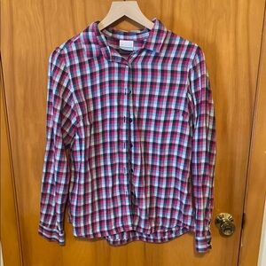 Colorful Plaid Button Down Shirt